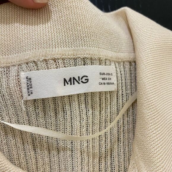 MNG • Ribbed Sweater Dress • size Small - Picture 6 of 6